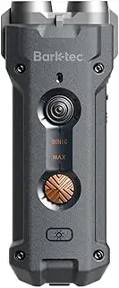 [New] Barktec Handheld Ultrasonic Dog Trainer, Outdoor Anti-Bark Device: Dual-Mode Bark Control, 12M Range, Night LED, Quick Type-C Charge, Safe Design