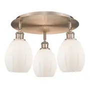 Innovations Lighting 516-3C-11-18 Eaton Flush Eaton 3 Light 18"W - Antique
