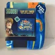 New SCOOB! Silky SOFT & Cuddly Throw Blanket 40 in x 50 in Scooby Doo Mystery