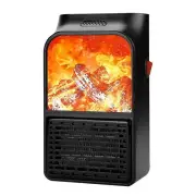 Portable Electric Heater 400W Ceramic Space Heater Plug-in Electric Heater For Home Fan Thermostat Control Fireplace Hea