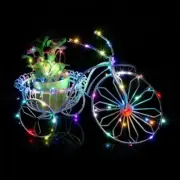 20 LED Copper String Fairy Lights Battery Operated - Blinking Multicolor Party