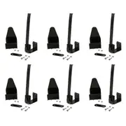 6Set Holiday/Birthday/Anniversary/Advertisement Decoration Garage Door Banner Vinyl Banners Clips Black