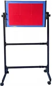 Table Tennis Rebound Board with Wheels,Multi-Angle Adjustable Ping Pong Return Trainer,Desktop/Floor-Standing Dual-Use,for Home Gym School