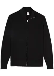 Second Layer Driver Wool Cardigan - Black - 50 (IT50 / L) 50 (IT50 / L)