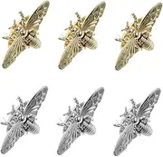 PACKOVE 6Pcs Decorative Bee Bag Turn Locks Durable Stainless Steel Purse Clasp for Handbags Crossbody Bags Luggage and More Smooth Functionality Easy Installation