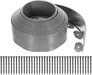 sourcing map Landscape Edging, 1Pcs 40FT x 3.94" - No Dig Garden Edging Kit with 36 Stakes, Landscape Edging Border for Garden Lawn Flower Bed Yard Grass (Grey)