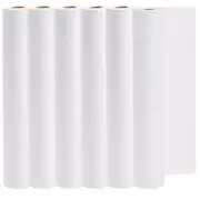 6 Pack Easel Paper Roll, 12Inch x 82Feet Kids Drawing Paper Roll, White Recyc...