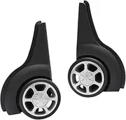 [Generic] 2x Luggage Wheel Replacement Suitcase Wheels Swivel Casters Quiet Strong Flexible Universal Trolley Wheels for Suitcase Bag, Shopping Carts