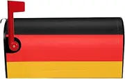 Germany Flag Magnetic Mailbox Covers,Post Box Cover Standard Size 21x18 Inches For Outdoor Garden Home Decor