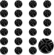 Binxus 24Pcs Wire Cube Connectors,Black Plastic Connector,Wire Cube Connectors for Modular Closet Storage Organizer for Modular Closet Storage Organizer and Wire Shelf (black)