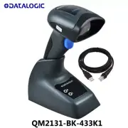 Datalogic QuickScan QM2131-BK-433K1 Wireless 1D Scanner Set W/ Base & USB Cable