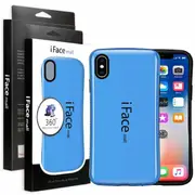 iFace Case For iPhone XS Max Slimming Drop Proof Shockproof Hard Silicone Back Cover (Blue)