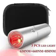 Red light therapy device 630/660/850/940nm pain relief device for joint &amp; muscle pain led photon light therapy skin care machine 3pcs led