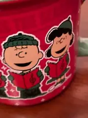 NEW PEANUTS GANG COFFEE MUG CHRISTMAS CHARLIE BROWN LUCY LINUS TIS THE SEASON