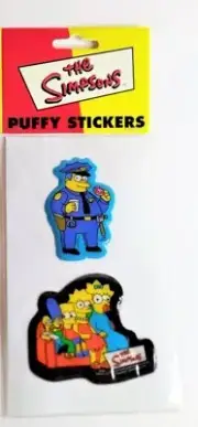 The Simpsons Puffy Sticker Pack