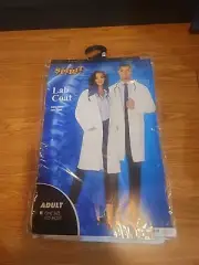Spirit Halloween Costume Doctor Lab Coat Adult One Size Fits Most NEW