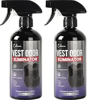 Calvana (2-Pack) 16.9 fl.oz Vest Odor Eliminator Spray, for Security Services & Tactical Equipment, Residue-Free, Material-Safe Formula, All-Day Freshness