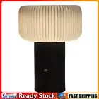 Mushroom Table Lamp with Touch Bedside Lamp for Bed Desk (black rechargeable)