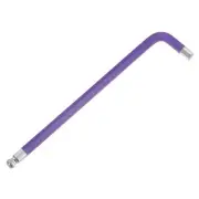 Ball End Hex Key Wrench, 8mm l Shape Extra Long S2 Steel Repair [Purple]