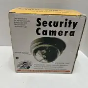 Realistic Fake Security Camera w Activation Light Fake Camera Detector Sensor