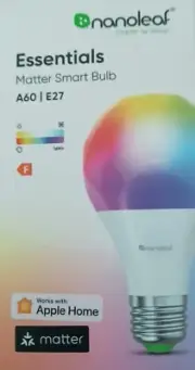 Nanoleaf Essentials Smart Bulb E27 Matter Compatible Color Changing LED Light