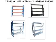 1.5M Length Warehouse Racks Storage Steel Shelving Garage Shelf Racking Shelves