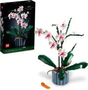 LEGO Icons Orchid Artificial Plant, Building Set with Flowers, Home Décor Gift f