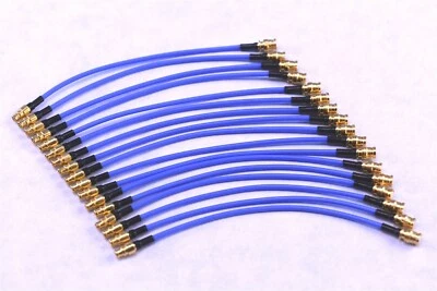 17 MMCX to MCX 50 Ohm 0-6GHz 1.32mm 0.052 in RF Microwave 3" Test Cables