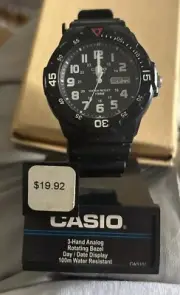 Casio MRW-200H Men's Black Watch - MRW200H1BV Still On Original Case