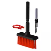 Red Black Brush Remover keycap Puller Tool 5 in1 Keyboard Cleaning Kit