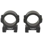 Warne Vapor Horizontal 30mm, Medium Matte Black, Scope Optic Rings