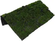 Amosfun Vibrant Artificial Moss Turf Pad 30cmx30cm Fake Grass Rug for Indoor Outdoor Decor DIY Craft Projects