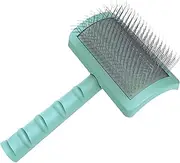 Slicker Brush for - Extra Long Pin Slicker Brush for Dog Pet Grooming Wire Brush and Deshedding (Green)