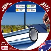 3M X 1M One Way Privacy Home Window Tint Film Mirror Reflective UV Glare DIY