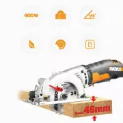 Home Decoration use DIY WORX Compact Circular Saw chainsaw cutting machine 220V