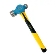 Mumme 6NHBP5GFH0.675 - Ball Pein Hammer - 675g Normalised - Yellow/Black Rubber Fiberglass Handle