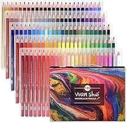 120 Watercolor Pencils - Premium Soft Core 120 Unique Colors No Duplicates Pre-sharpened Color Pencil Set for Adult Coloring Books, Artist Drawing, Sketching, Crafting