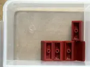 LEGO Parts - Dark Red Slope 30 1 x 2 x 2/3 - No 85984 - QTY 5