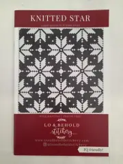 Lo & Behold Stitchery ~ Brittany Lloyd ~ Knitted Star Quilt Pattern NIP