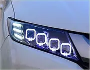 Headlight Assembly Compatible with City 2014-2016 Grace LED DRL LED sequential turn signal Full LED light source
