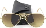 [Ray-Ban] RB3025 112/85 Sunglasses Gold Frame / Brown Gradient Lens 58mm
