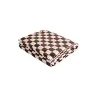 Throw Checked Large Polar Warm Soft Blanket Sofa Bed Car Travel V0H8 GX D2Q0