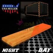 Orange DOT-C2 Conspicuity Reflective Tape Strip 1 Foot Safety Warning Trailer RV