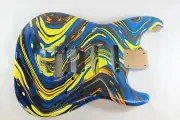 Alder HSS guitar body - fits Fender Strat Stratocaster neck Floyd Rose J147