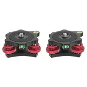 2X Tripod Leveling Base Leveler Adjusting Base Panning Level Plate DSLR3937