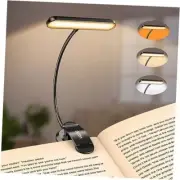 Rechargeable Book Light for Reading in Bed with 19 LED &Memory Function Black