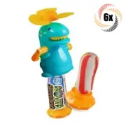 6x Pops Albert's Jurassic Fan Pops Toy With Assorted Lollipop Candy | .53oz