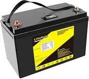 LiitoKala 12V 120Ah LiFePO4 Battery 12.8V Power Battery 4000 Cycles for RV Camper Golf Cart Off-Grid Solar Wind Energy Home Energy Storage Smart Robot Electronic Device