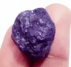39.45 Ct Natural Blue Sapphire Rough Certified Loose Gemstone With Free Gift