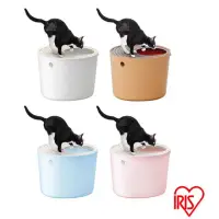 在飛比找momo購物網優惠-【IRIS】桶式貓便箱 M號(PUNT-530/貓砂盆/貓廁
